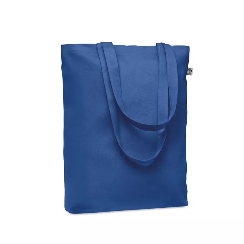 Torba płócienna z bawełny organicznej 270 g/m² COCO - Niebieski (MO6713-37)