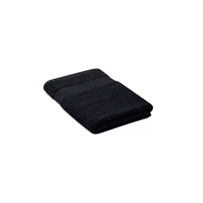 Ręcznik frotte organiczny 70x140 cm 360 g/m² PERRY - Czarny (MO9932-03)