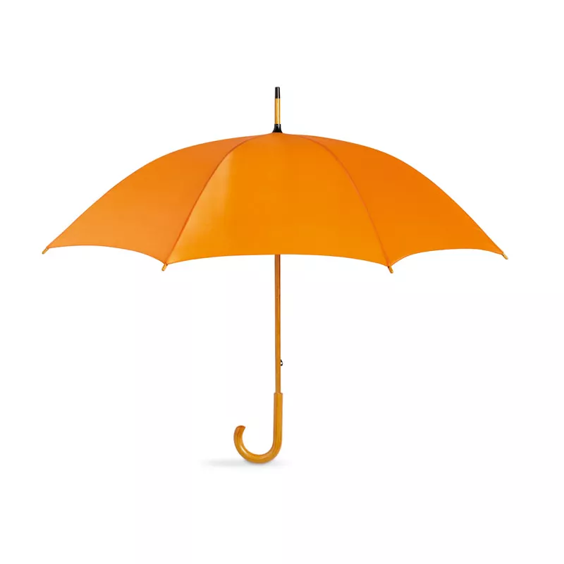 Parasol klasyczny 23" z drewnianym trzonem CALA - Pomaranczowy (KC5132-10)
