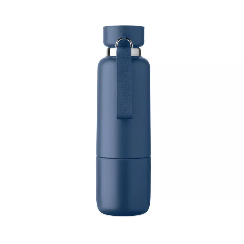 Butelka termiczna stalowa z kubkiem 500 ml NOEKA - Francuski Granat (MO2716-85)