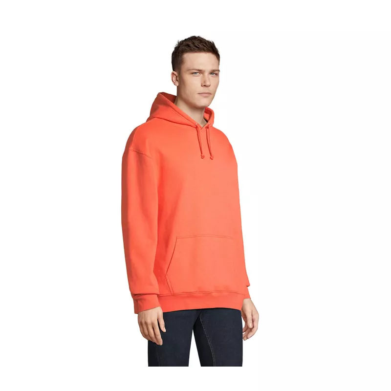 Bluza unisex z kapturem 280 g/m² Sol's CONDOR - Pop Orange (S03815-PO)