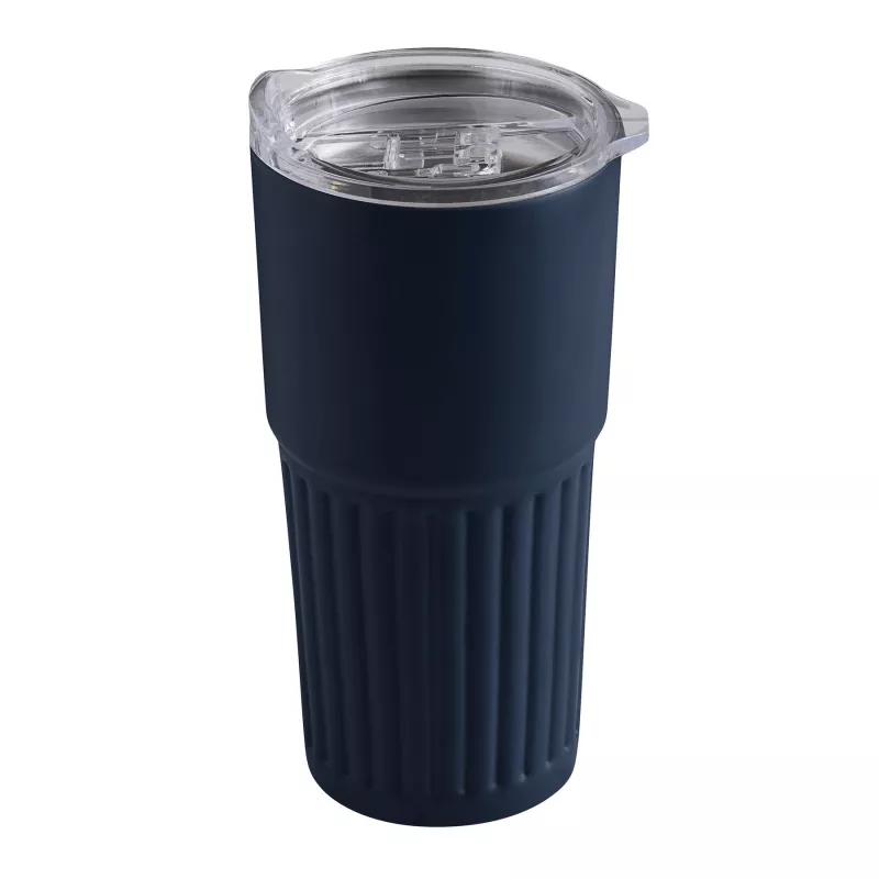 Próżniowy kubek 600 ml WAVE LINE - granatowy (56-0304715)