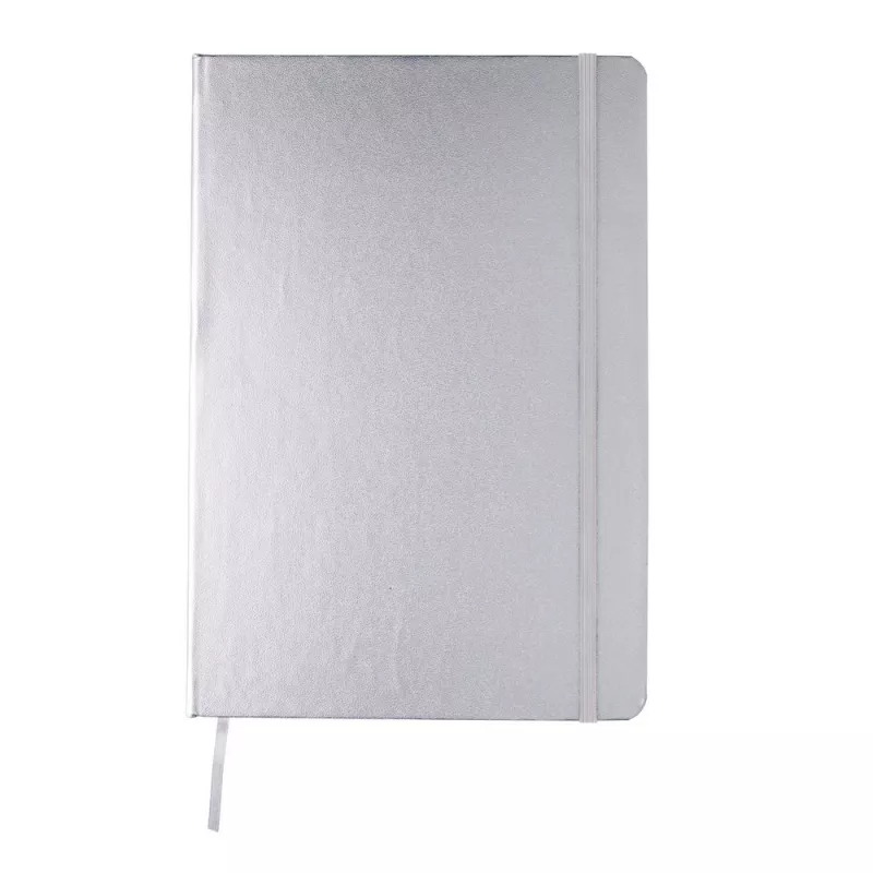 Notatnik A5, twarda okładka - srebrny (P773.212)