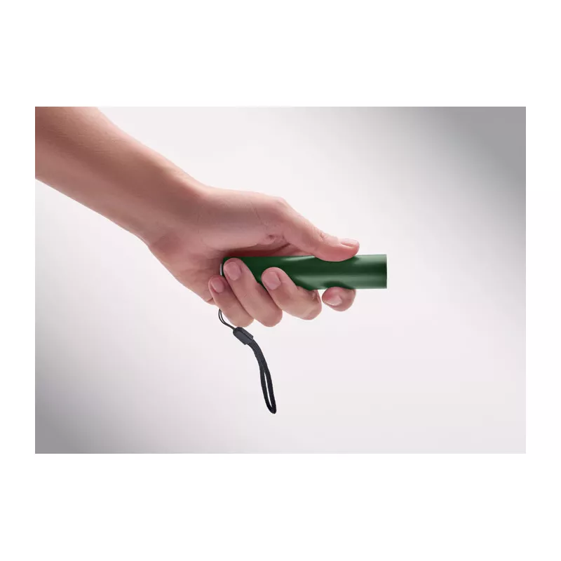 Latarka aluminiowa akumulatorowa 110 lm LUME - Ciemnozielony (MO2786-60)