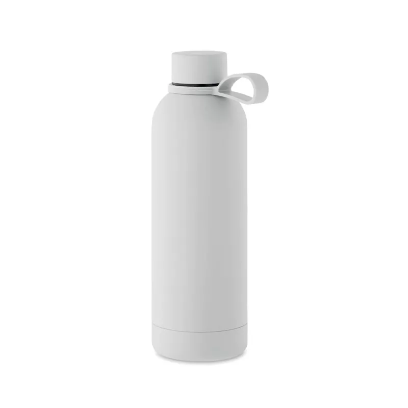Butelka termiczna ze stali z recyklingu 500 ml EMERALD - Bialy (MO2315-06)
