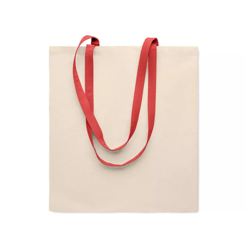 Torba bawełniana na zakupy 140 g/m² ZEVRA - Czerwony (MO6437-05)