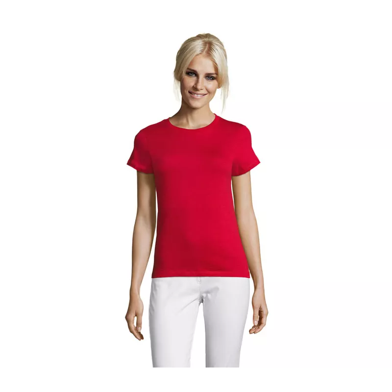 Koszulka damska dopasowana 150 g/m² Sol's REGENT WOMEN - Czerwony (S01825-RD)
