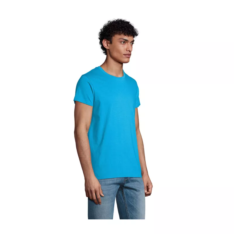 Koszulka męska organiczna 150 g/m² Sol's CRUSADER MEN - Aqua (S03582-AQ)