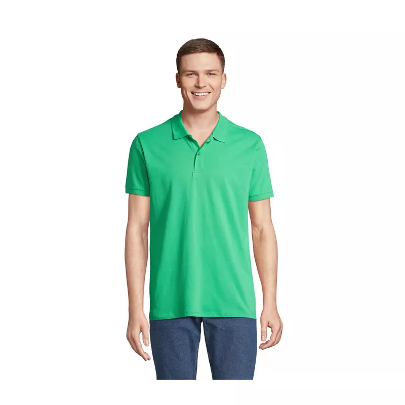 Polo męskie organiczne 170 g/m² Sol's PLANET MEN - Wiosenna Zieleń (S03566-EO)