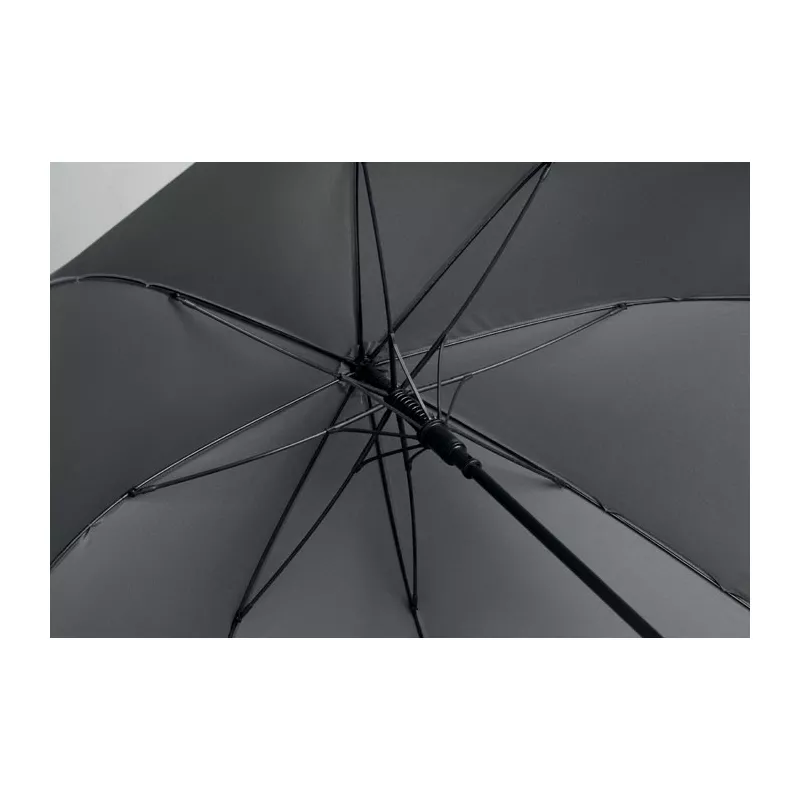 Parasol automatyczny 27" z drewnianą rączką RAYNA - Kamienny Szary (MO3220-15)
