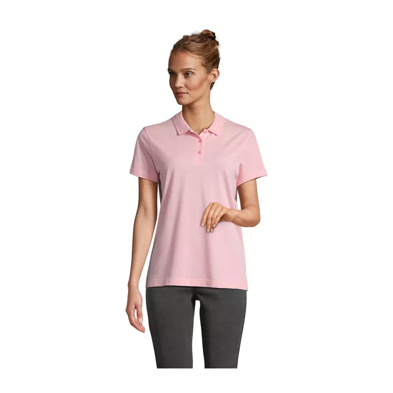 Koszulka polo damska Sol's PULSE WOMEN - Cukierowy Róż (S04501-AX)