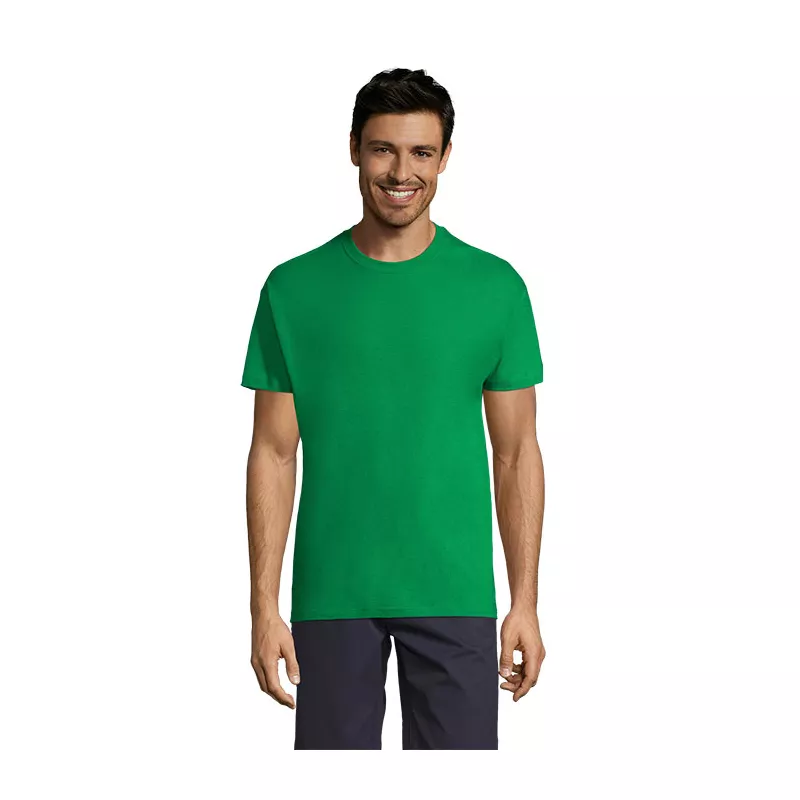 Koszulka unisex 150 g/m² Sol's TITAN - Zielony 2 (S04728-SF)