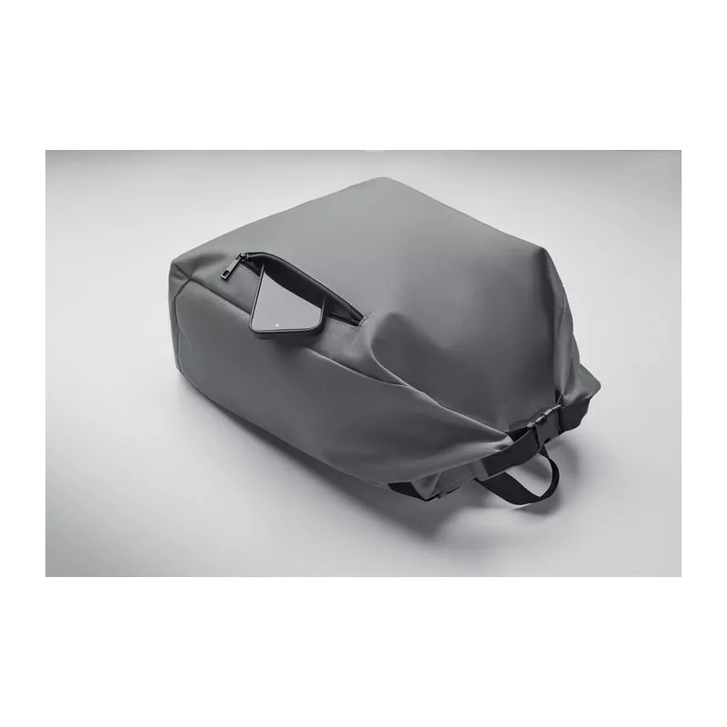 Plecak na laptop 15" z RPET 600D UNITON - Kamienny Szary (MO2969-15)