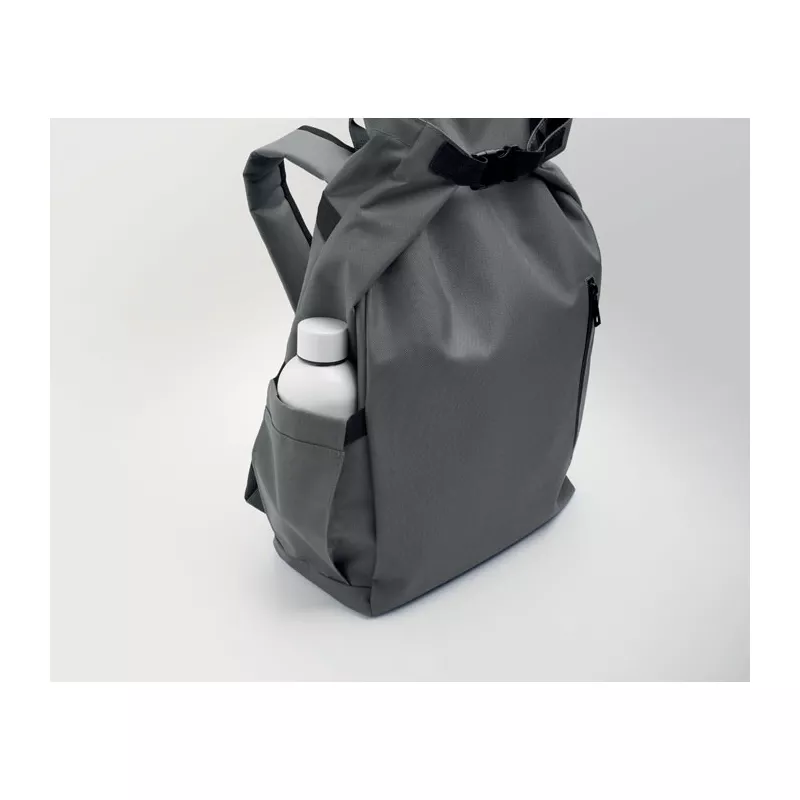 Plecak na laptop 15" z RPET 600D UNITON - Kamienny Szary (MO2969-15)