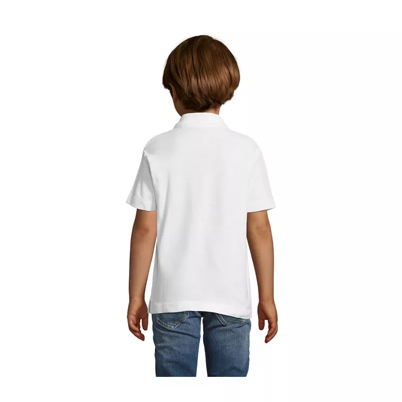 Polo dziecięce piqué 170 g/m² Sol's SUMMER II KIDS - Bialy (S11344-WH)