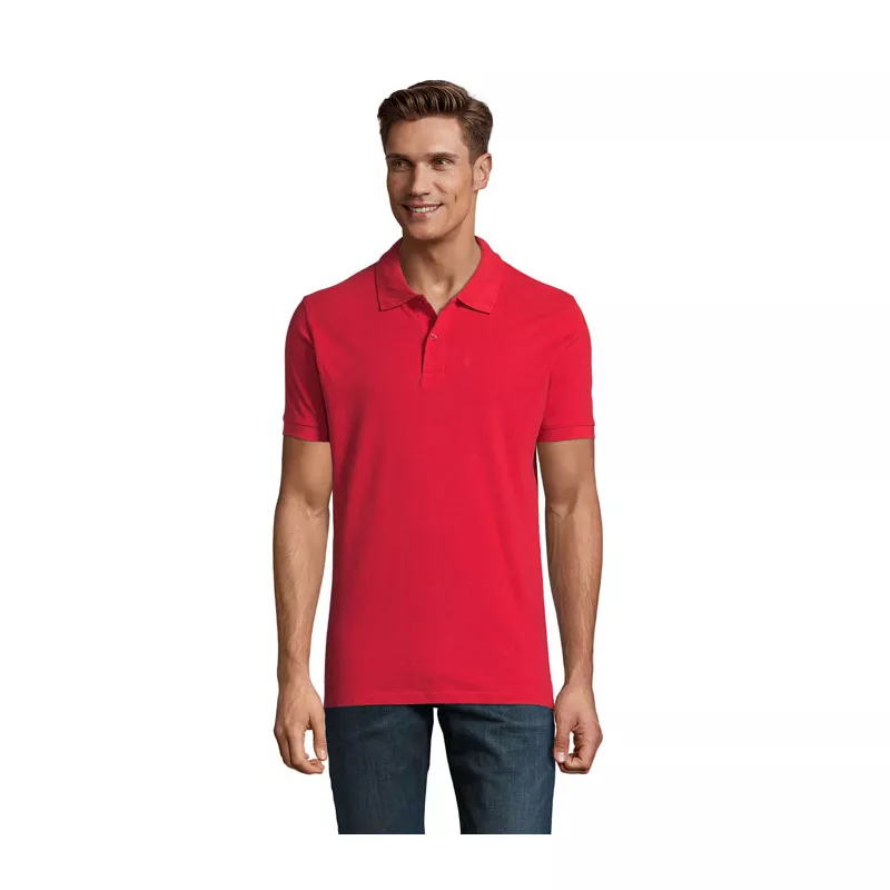 Koszulka polo męska piqué 180 g/m² Sol's PERFECT MEN - Czerwony (S11346-RD)