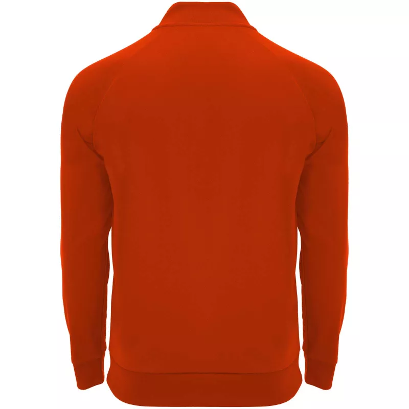 Epiro bluza unisex z długim rękawem i zamkiem błyskawicznym 1/4 200 g/m² - Czerwony (R1115-RED)