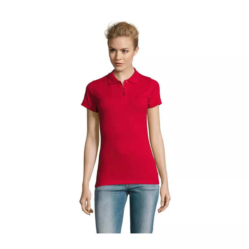 Polo damskie piqué 180 g/m² Sol's PERFECT WOMEN - Czerwony (S11347-RD)
