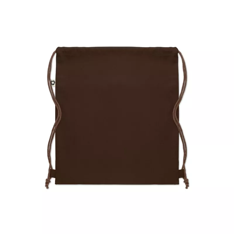 Worek z bawełny z recyklingu 220 g/m² PANDA BAG - Czekolada (MO6550-41)