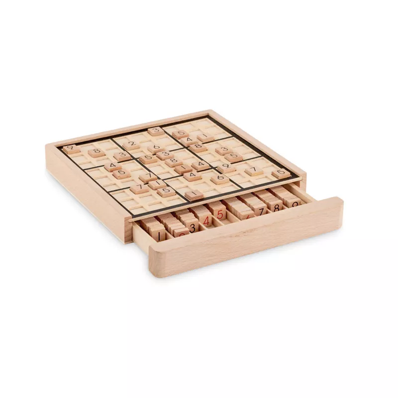 Gra sudoku drewniana z 99 płytkami SUDOKU - Drewna (MO6793-40)