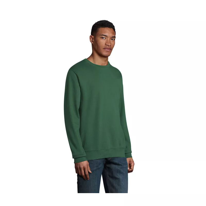 Bluza unisex bez kaptura 280 g/m² Sol's COLUMBIA - Ciemno-Zielony (S03814-BO)
