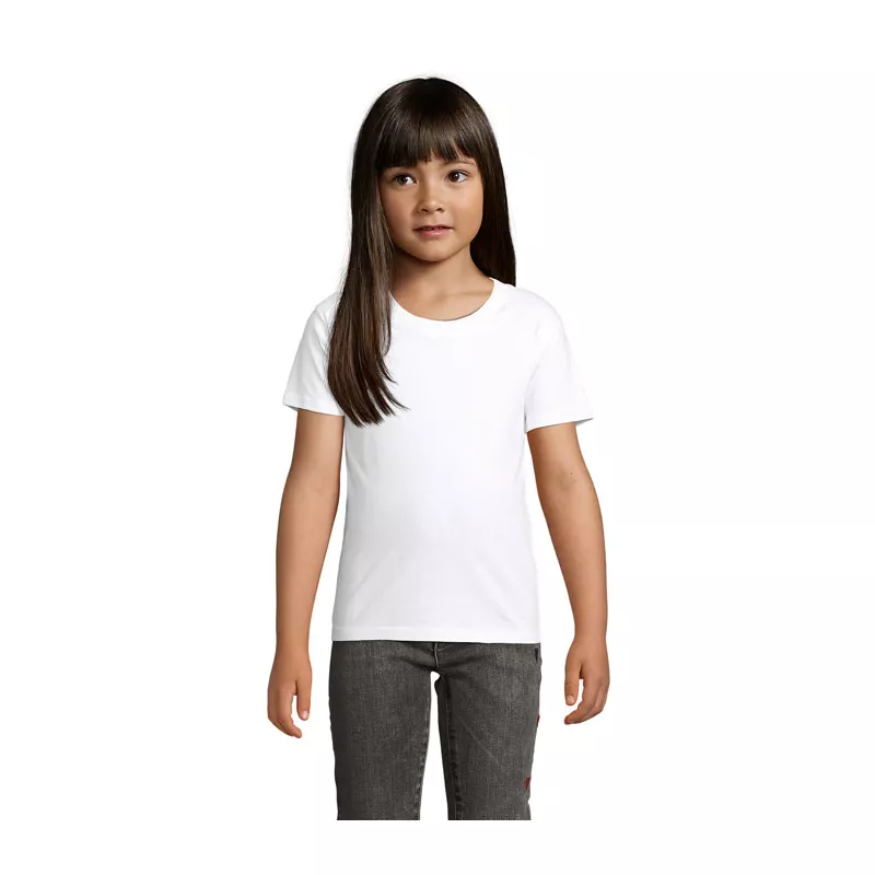 Koszulka dziecięca organiczna Sol's PIONEER KIDS - Bialy (S03578-WH)