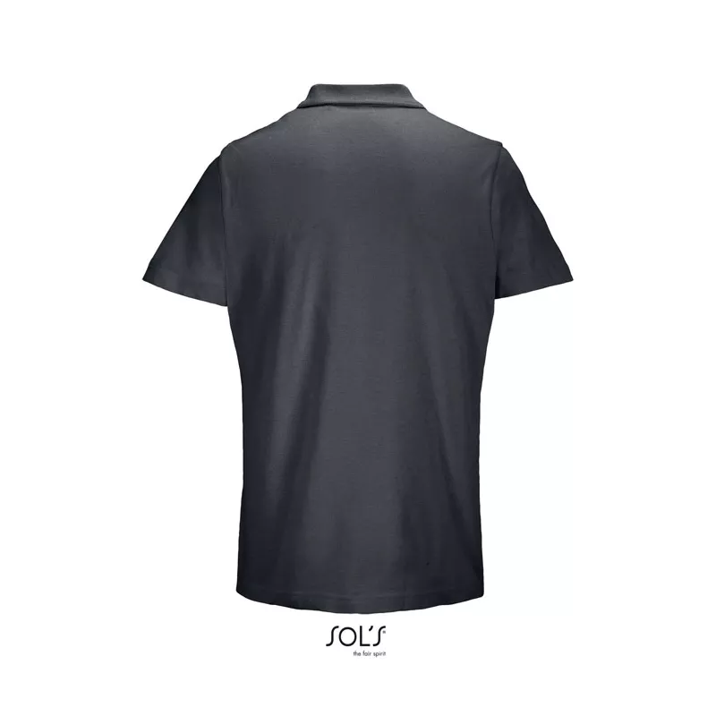 Koszulka polo unisex z czesanej bawełny Sol's PULSE - Mysi Szary (S04502-MU)