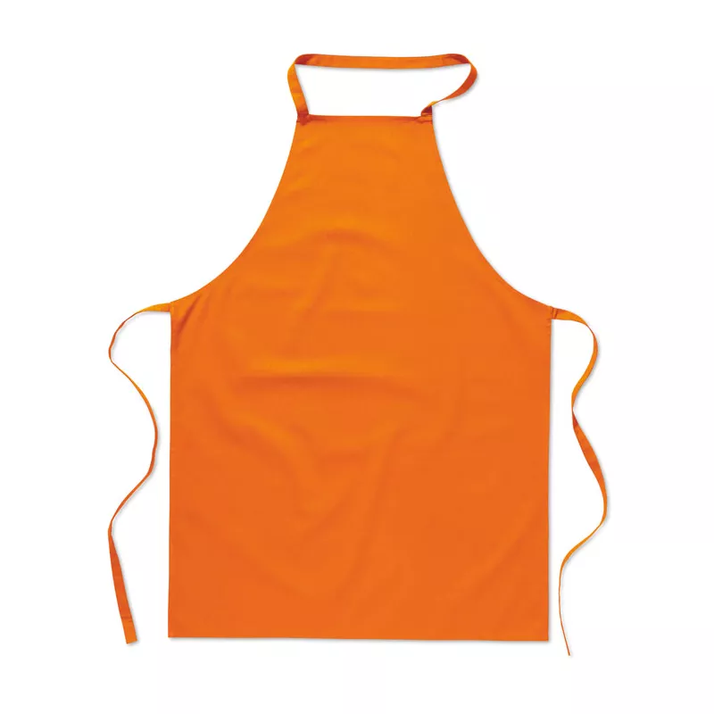 Fartuch kuchenny bawełniany 180 g/m² KITAB GLASGOW - Pomaranczowy (MO7251-10)