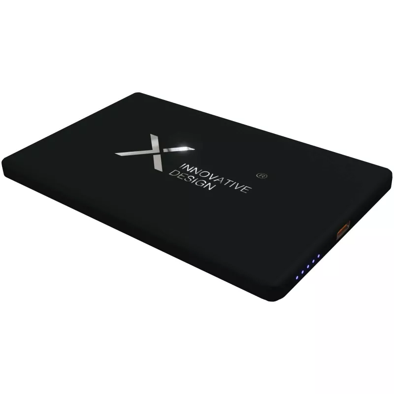 SCX.design P22 bardzo smukły magnetyczny powerbank o pojemności 5000 mAh - Czarny (2PX18490)