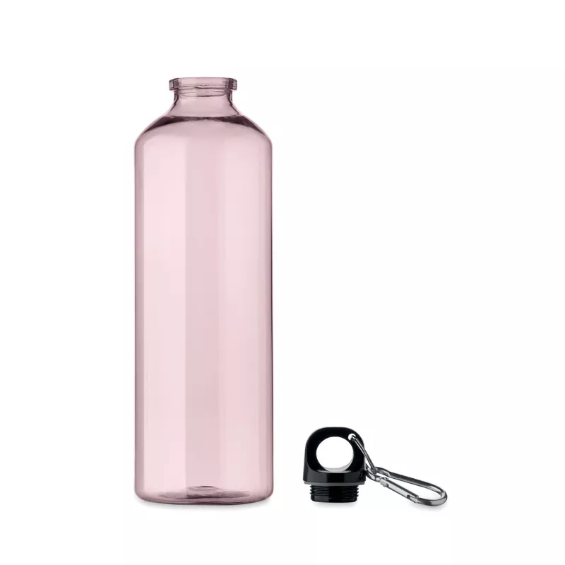 Butelka z RPET z karabińczykiem 750 ml MOSS RE750 - Przezroczysty Rózowy (MO2804-31)