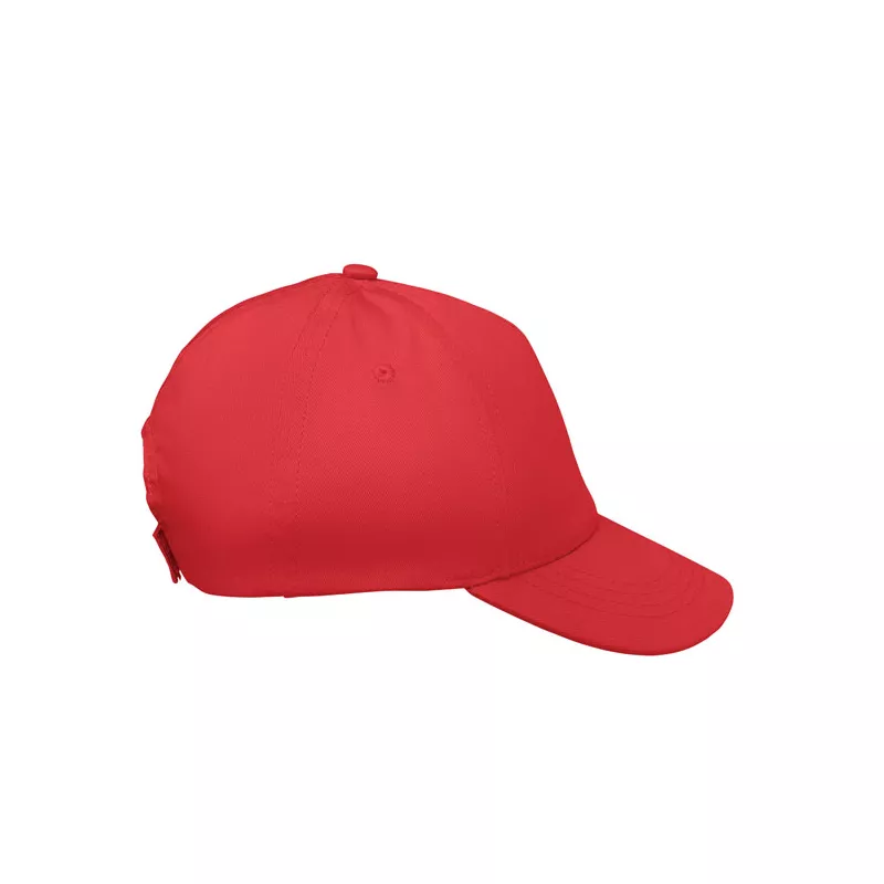 Czapka z daszkiem dziecięca 180 g/m² BUZZ KIDS - Czerwony (MO2346-05)