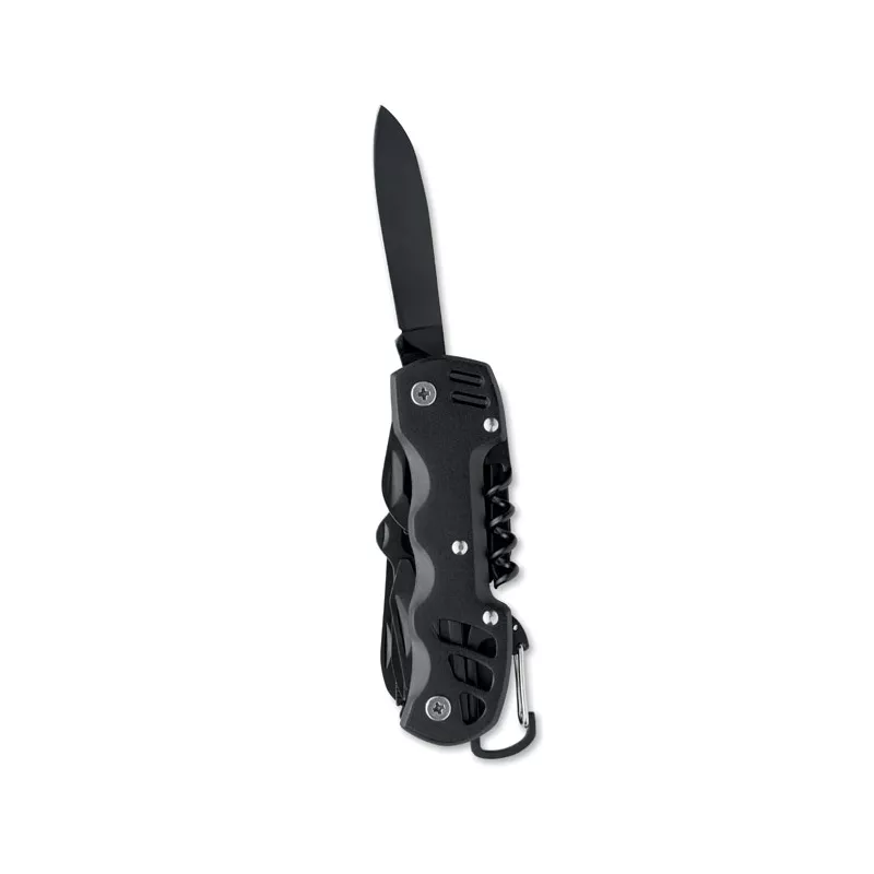 Scyzoryk 13 w 1 ze stali z etui MYTOOL - Czarny (MO3130-03)