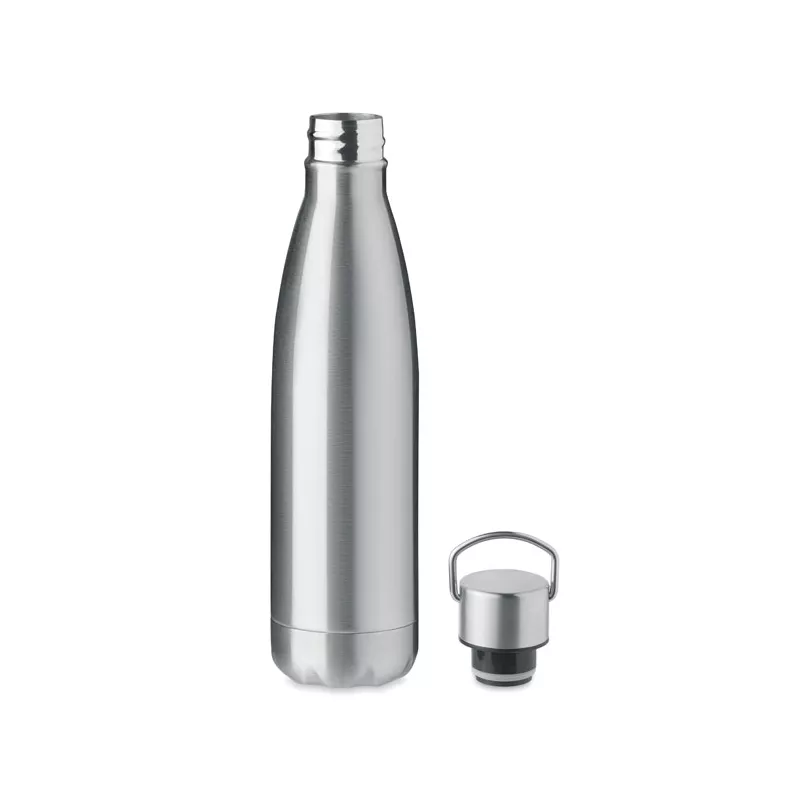 Butelka termiczna stalowa z uchwytem 500 ml ARCTIC - Srebrny Mat (MO6896-16)