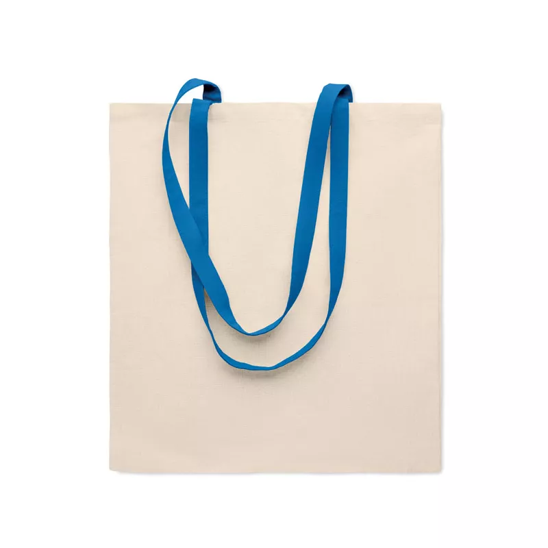 Torba bawełniana na zakupy 140 g/m² ZEVRA - Niebieski (MO6437-37)