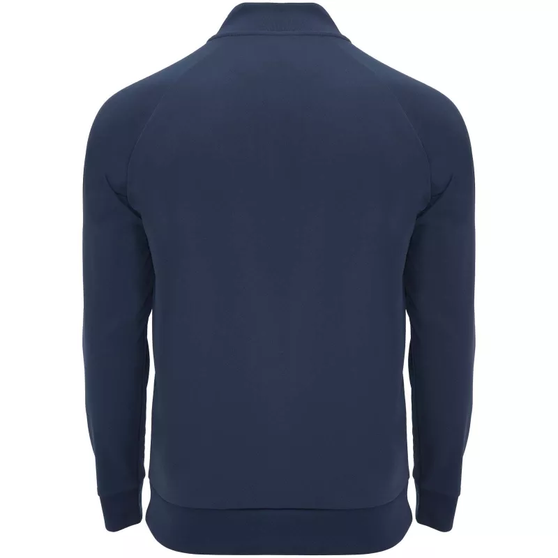 Epiro bluza unisex z długim rękawem i zamkiem błyskawicznym 1/4 200 g/m² - Navy Blue (R1115-NAVYBLUE)
