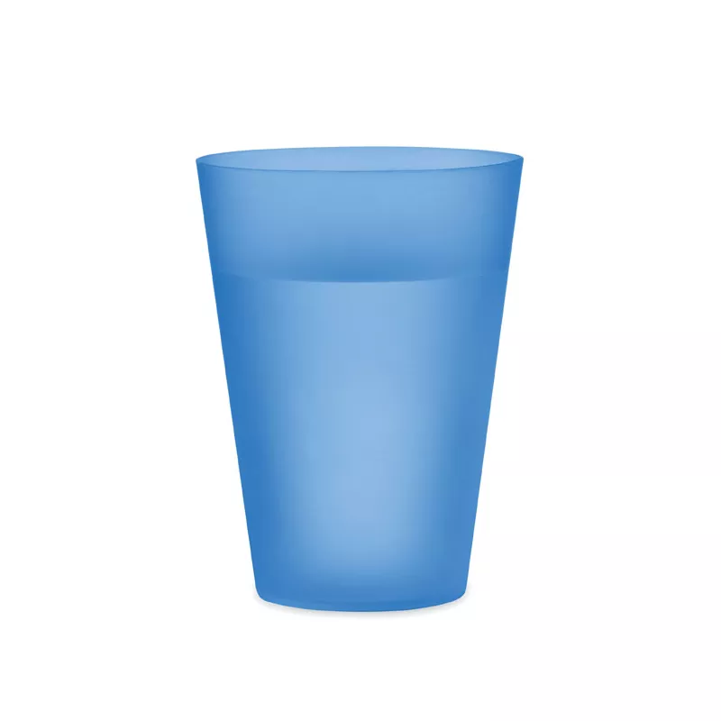 Kubek eventowy z PP 300 ml FESTA - Przezroczysty Niebieski (MO6375-23)