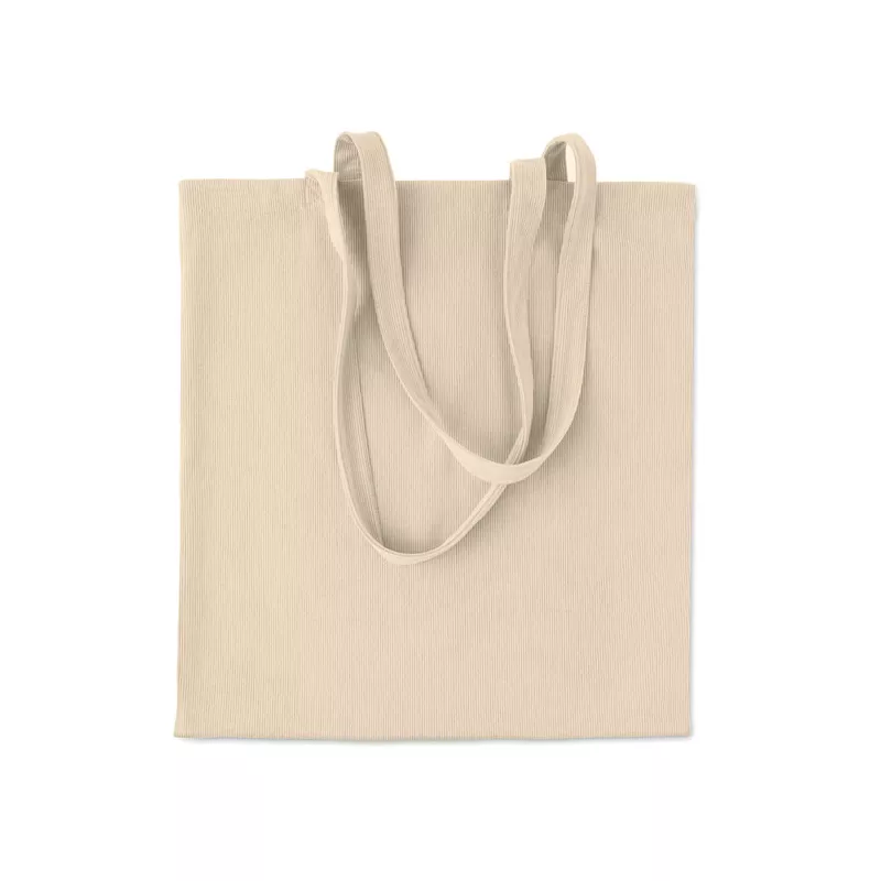 Torba sztruksowa z długimi uchwytami 220 g/m² CORDY B - Bezowy (MO2874-13)