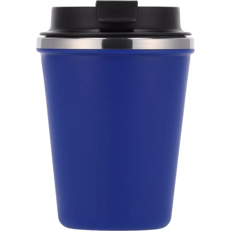 Kubek termiczny 350 ml z powłoką z recyklingu METODY - niebieski (8496204)