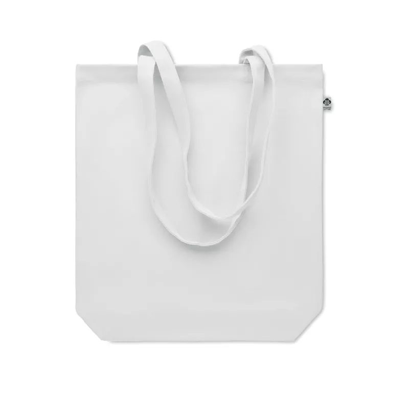 Torba płócienna z bawełny organicznej 270 g/m² COCO - Bialy (MO6713-06)