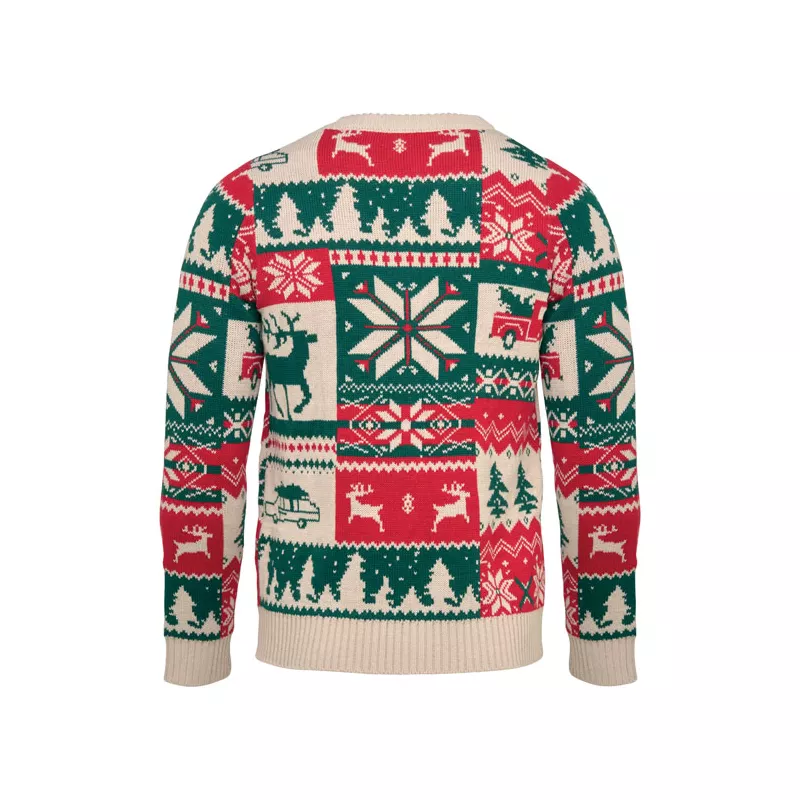 Sweter świąteczny z akrylu L-XL SHIMIS XL - Bezowy (CX1602-13)