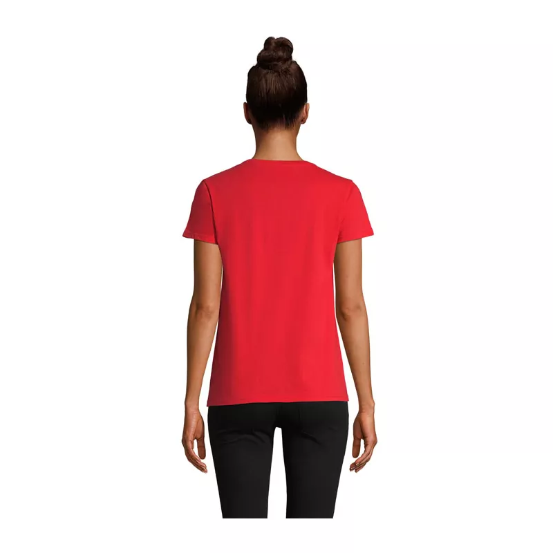 Koszulka organiczna 175 g/m² Sol's PIONEER WOMEN - Bright Rojo (S03579-BT)