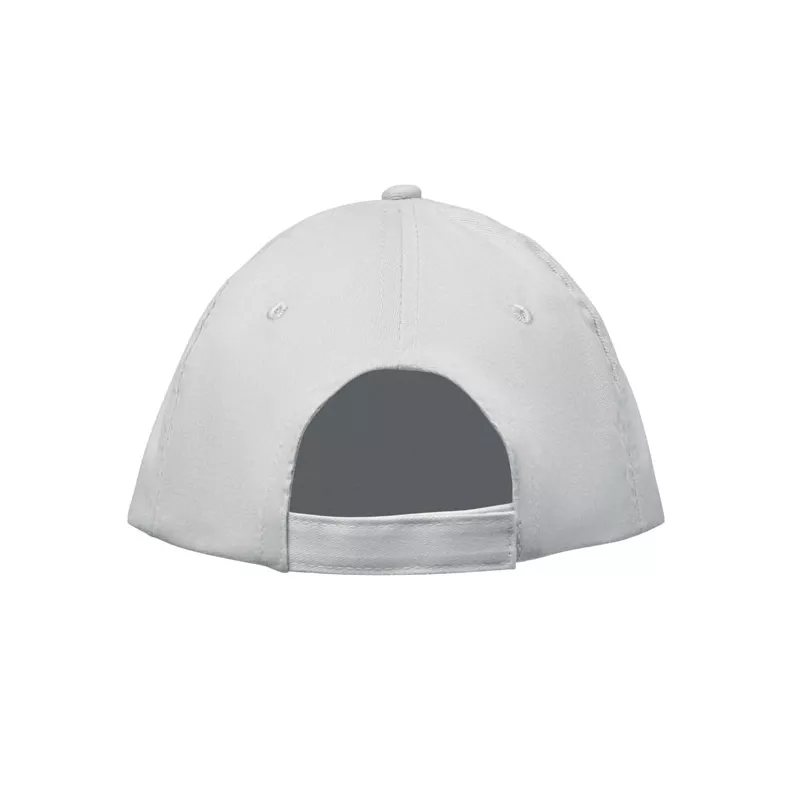Czapka z daszkiem 5-panelowa z bawełny 180 g/m² SUNNY - Bialy (MO2345-06)