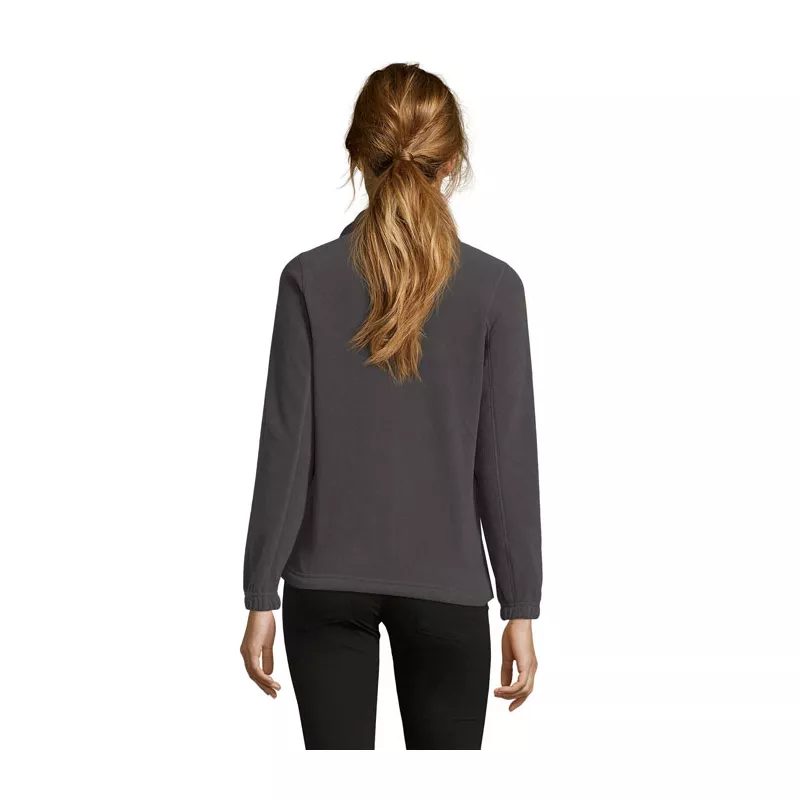 Polar damski rozpinany 300 g/m² Sol's NORTH WOMEN - Szarość Węgla Drzewnego (S54500-CR)