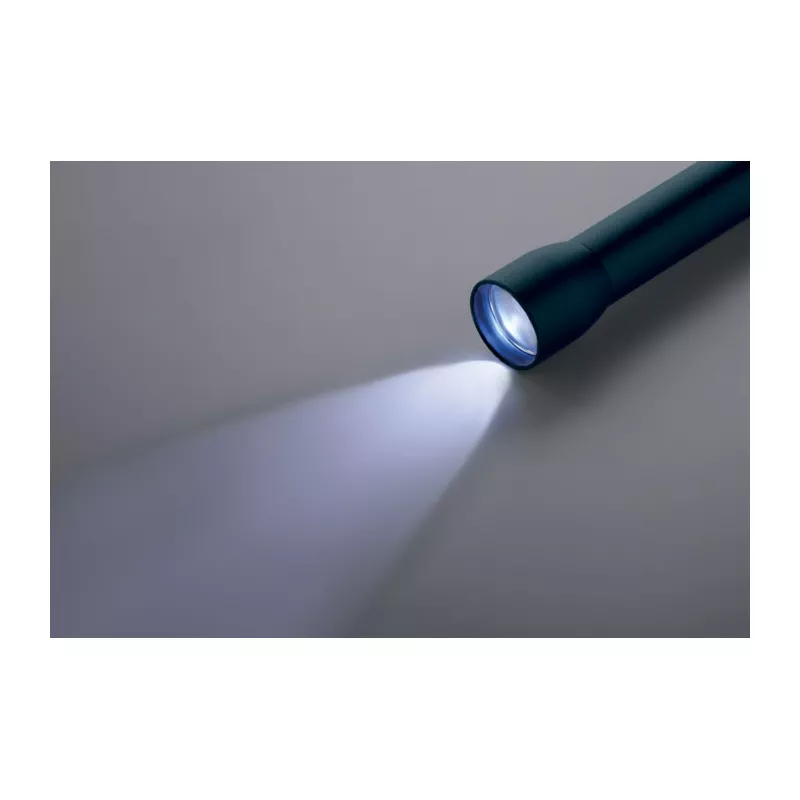 Latarka z aluminium z recyklingu z zoomem LUMEZO - Francuski Granat (MO2991-85)