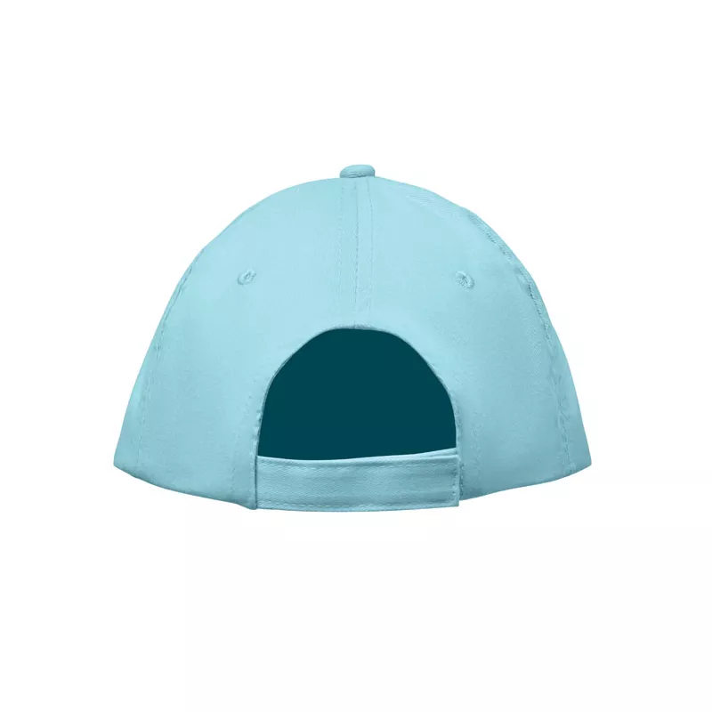 Czapka z daszkiem 5-panelowa z bawełny 180 g/m² SUNNY - Baby Blue (MO2345-66)
