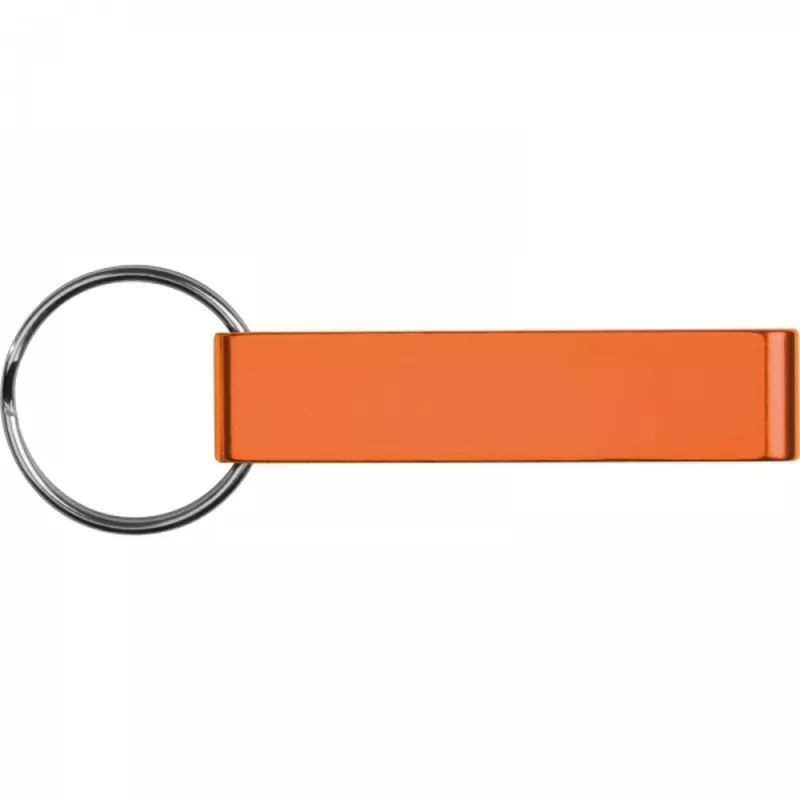 Brelok metalowy otwieracz do butelek ADRIANO - pomarańczowy (8232510)