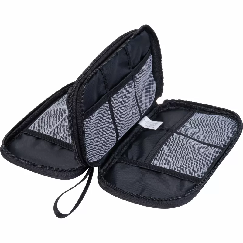 Podróżny organizer z RPET OTYLIA - czarny (9547203)