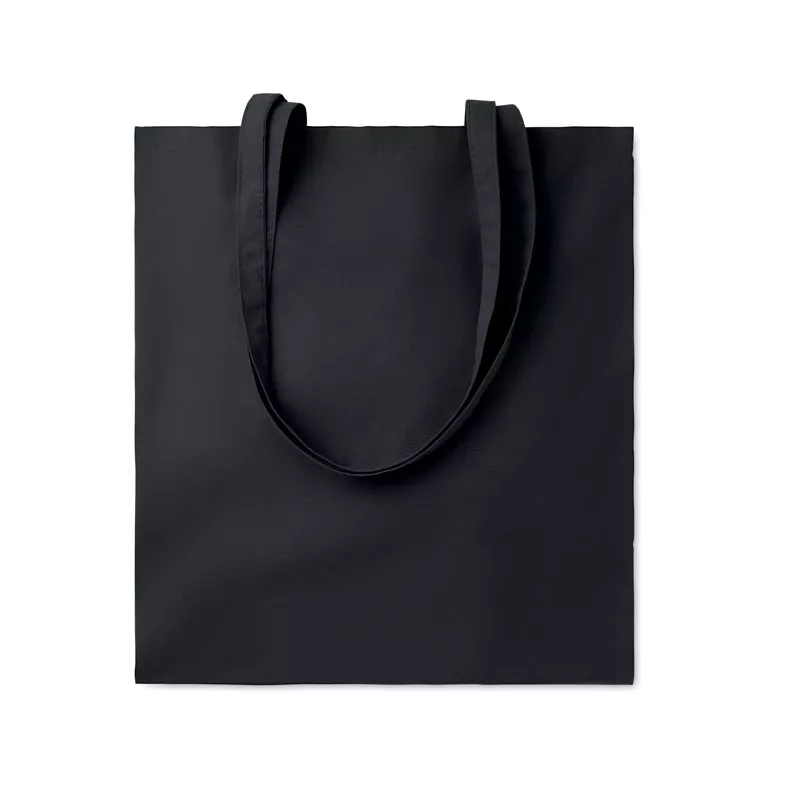 Torba bawełniana 38x42 cm 140 g/m² COTTONEL COLOUR + - Czarny (MO9268-03)