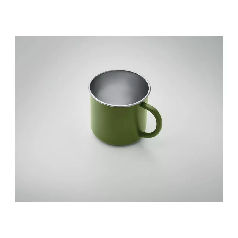 Kubek ze stali z recyklingu 300 ml CARIBU - Ciemnozielony (MO2226-60)