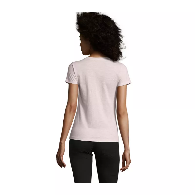 Koszulka damska 150 g/m² Sol's REGENT FIT WOMEN - Heather Pink (S02758-HP)